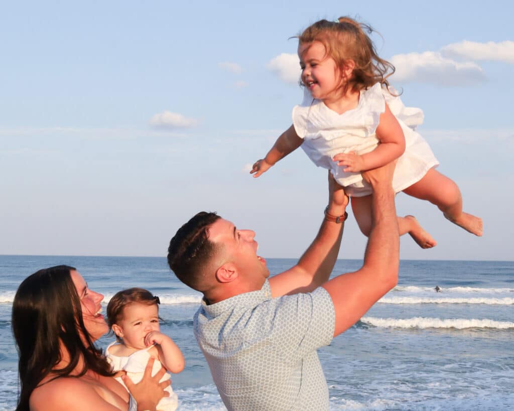 fun family beach photography in monmouth county